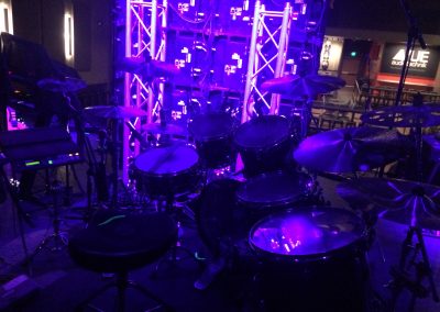 Justin Bennett drumkit Ohgr Tricks Tour 2018